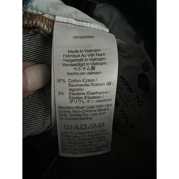 NWT Madewell Women's Mid Rise Kick Out Crop Jeans Flare Leg Oneida Wash Size 24 - Picture 11 of 14